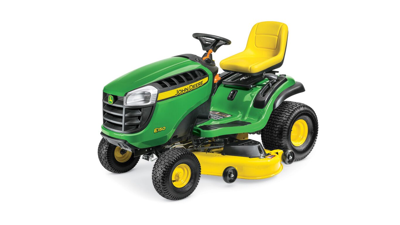 e150 john deere mower